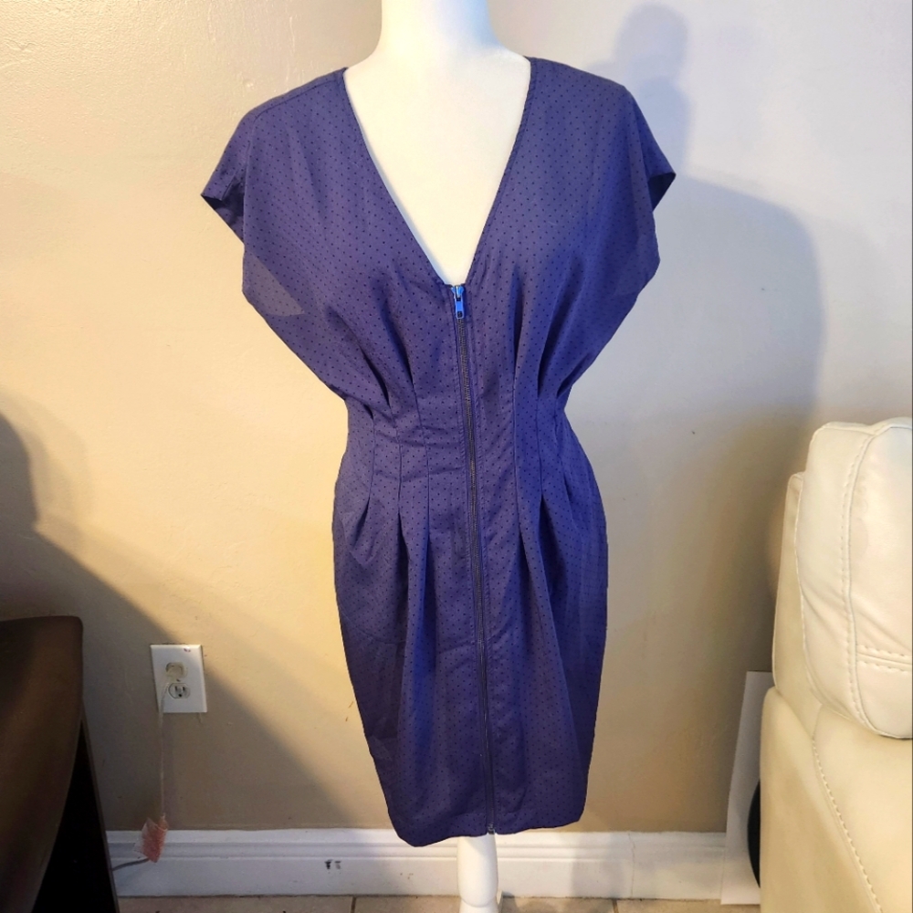 Elegant Blue Women's Dress